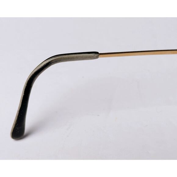 Luxottica Challenger Eyeglasses FRAMES ONLY 135 Gold Electroplated Italy